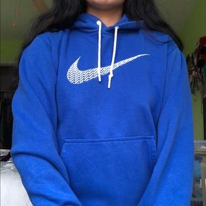 Blue Nike sweatshirt